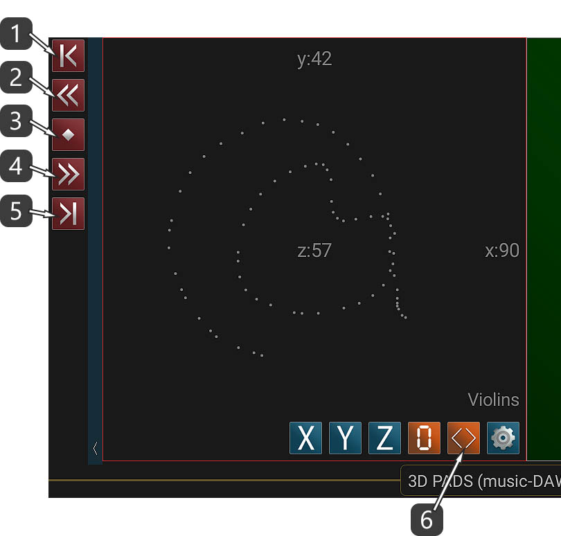 move 3d pads numbered decription